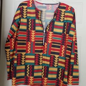African Print Top